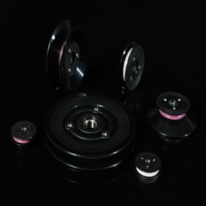 Con lăn vòng bi Sứ mặt bích bằng nhựa Ceramic Bearing Rollers with Plastic Flanges
